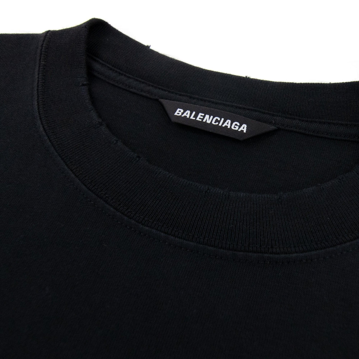 Balenciaga Sacr?-Coeur Print Oversized T-shirt Black