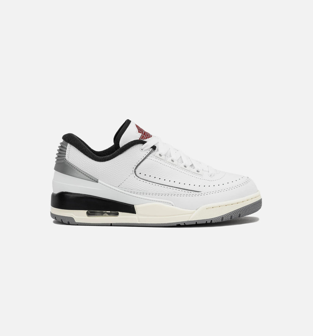 Air Jordan 23 Men's Lifestyle Shoes - White / Fire Red / Cement Grey