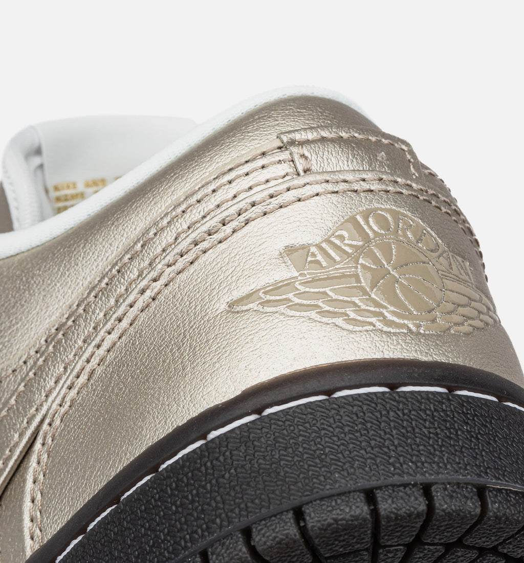 Air Jordan 1 Low SE Metallic Zinc Women's Lifestyle Shoes - Metallic Zinc/Summit White/Velvet Brown