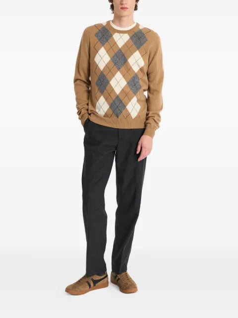 Pringle of Scotland argyle crew-neck sweater
