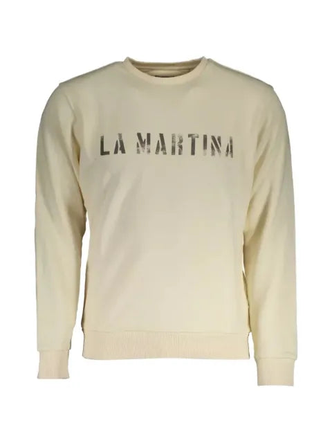 La Martina logo-print crew-neck sweater