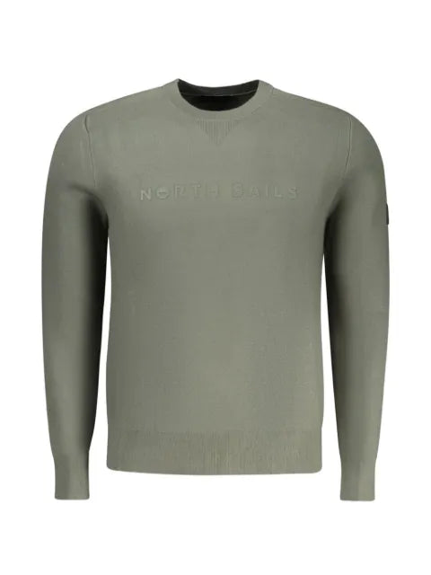 North Sails logo-detail crew-neck sweater