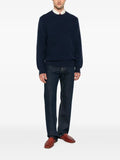 Eleventy flecked-knit crew-neck sweater