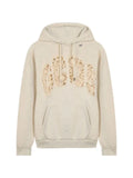 GCDS laser-cut logo hoodie
