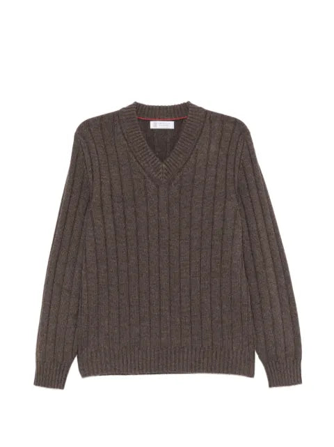 Brunello Cucinelli ribbed-knit jumper