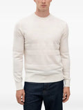 BOSS textured-knit sweater