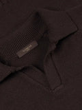 Zanone raglan-sleeve polo-collar sweater