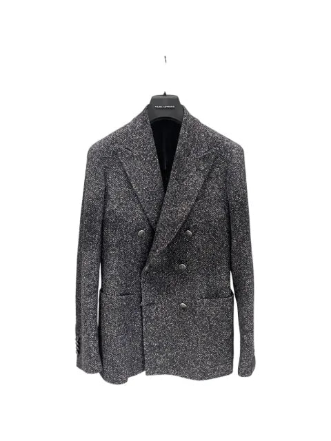 Tagliatore double-breasted tweed blazer