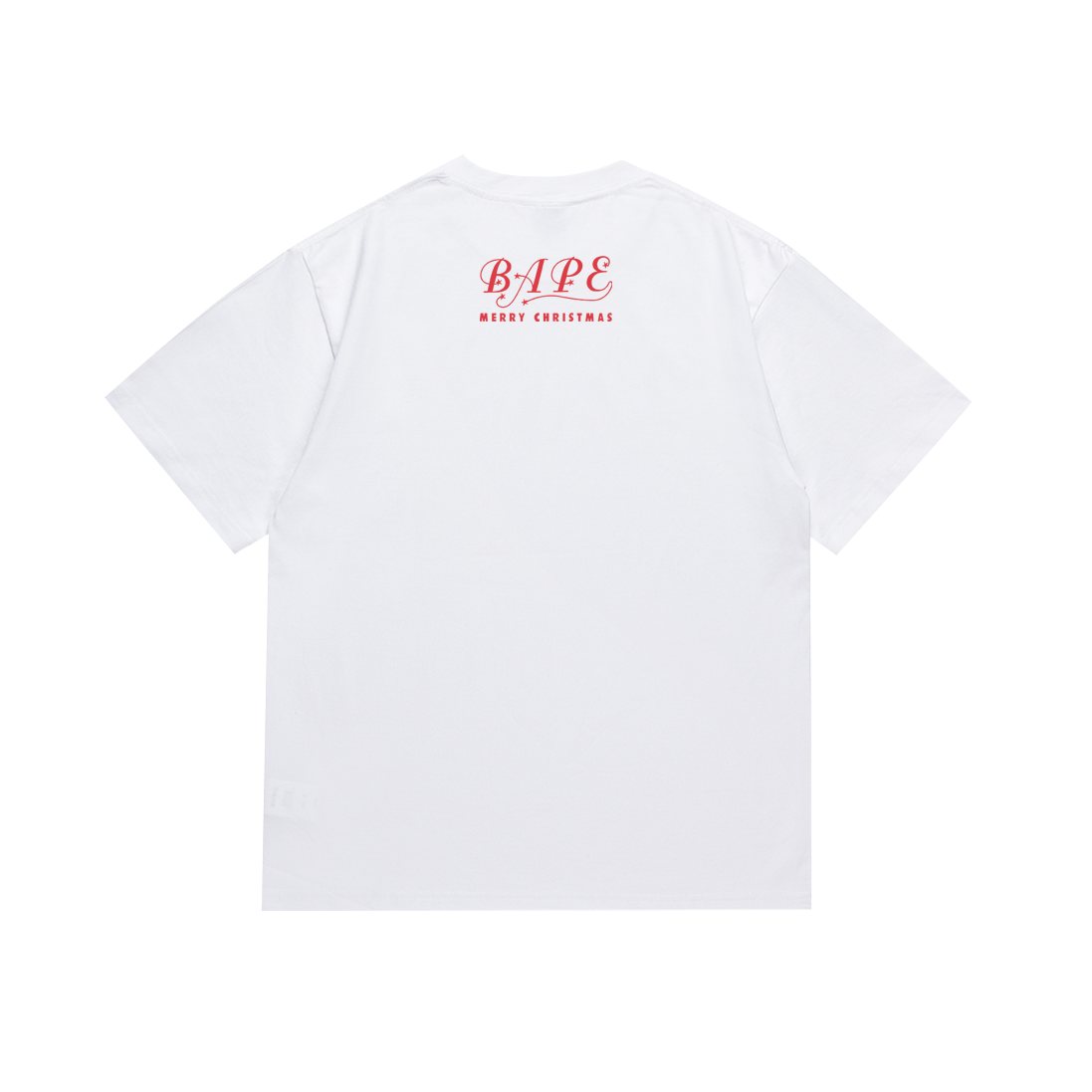 BAPE Merry Christmas Ape Head Graphic T-Shirt
