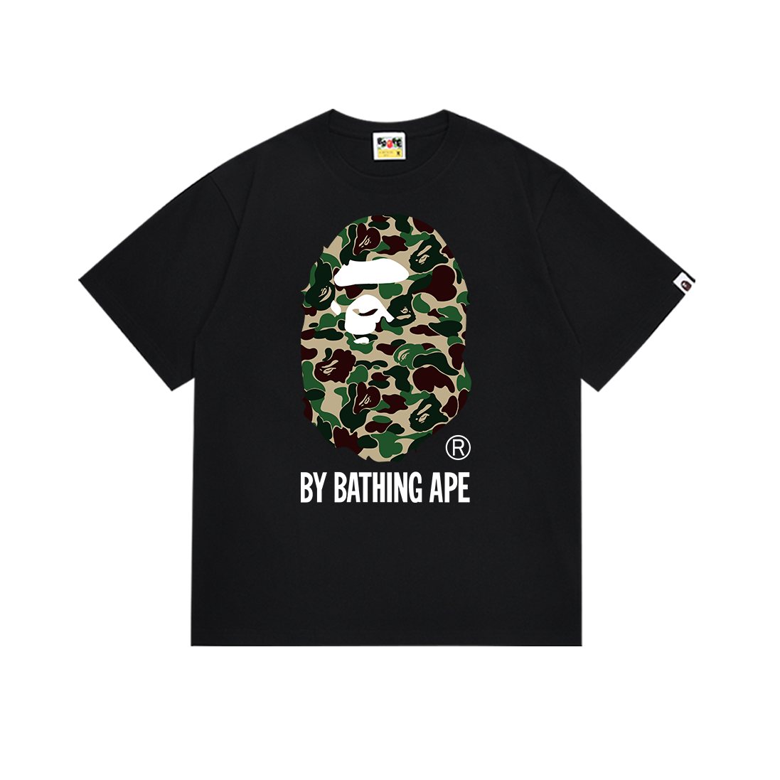 BAPE Green Camo Ape Head Graphic T-Shirt