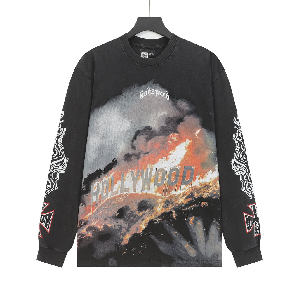 Godspeed Hollywood Graphic Long-Sleeve T-Shirt