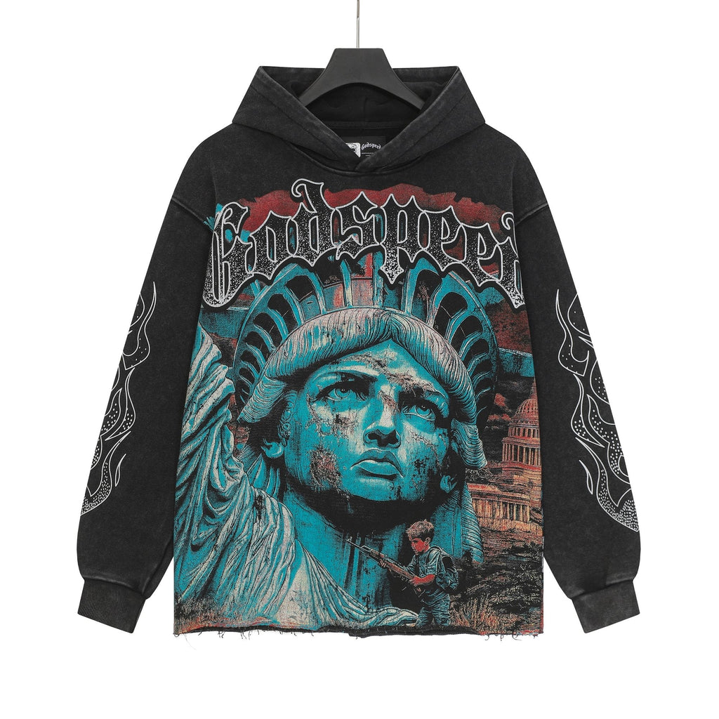 Godspeed Never End War Graphic Hoodie