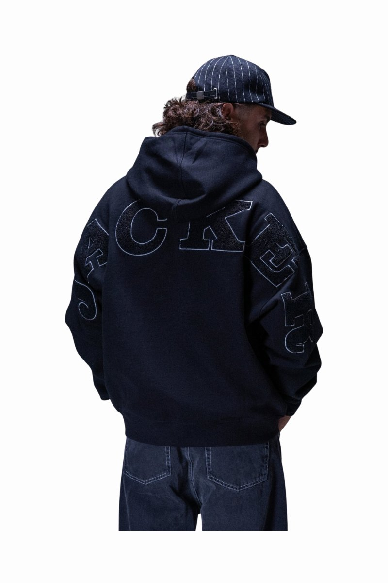 JACKER NOTORIOUS HOODIE ZIP Black