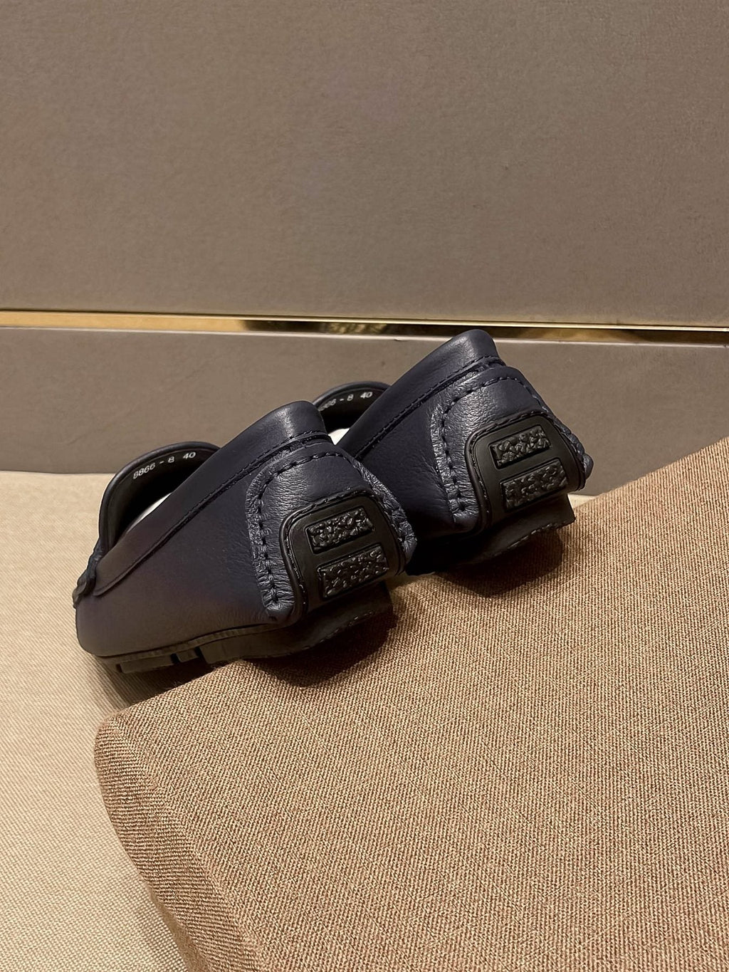 Dior Men's Patterned Vamp Buckle Loafers