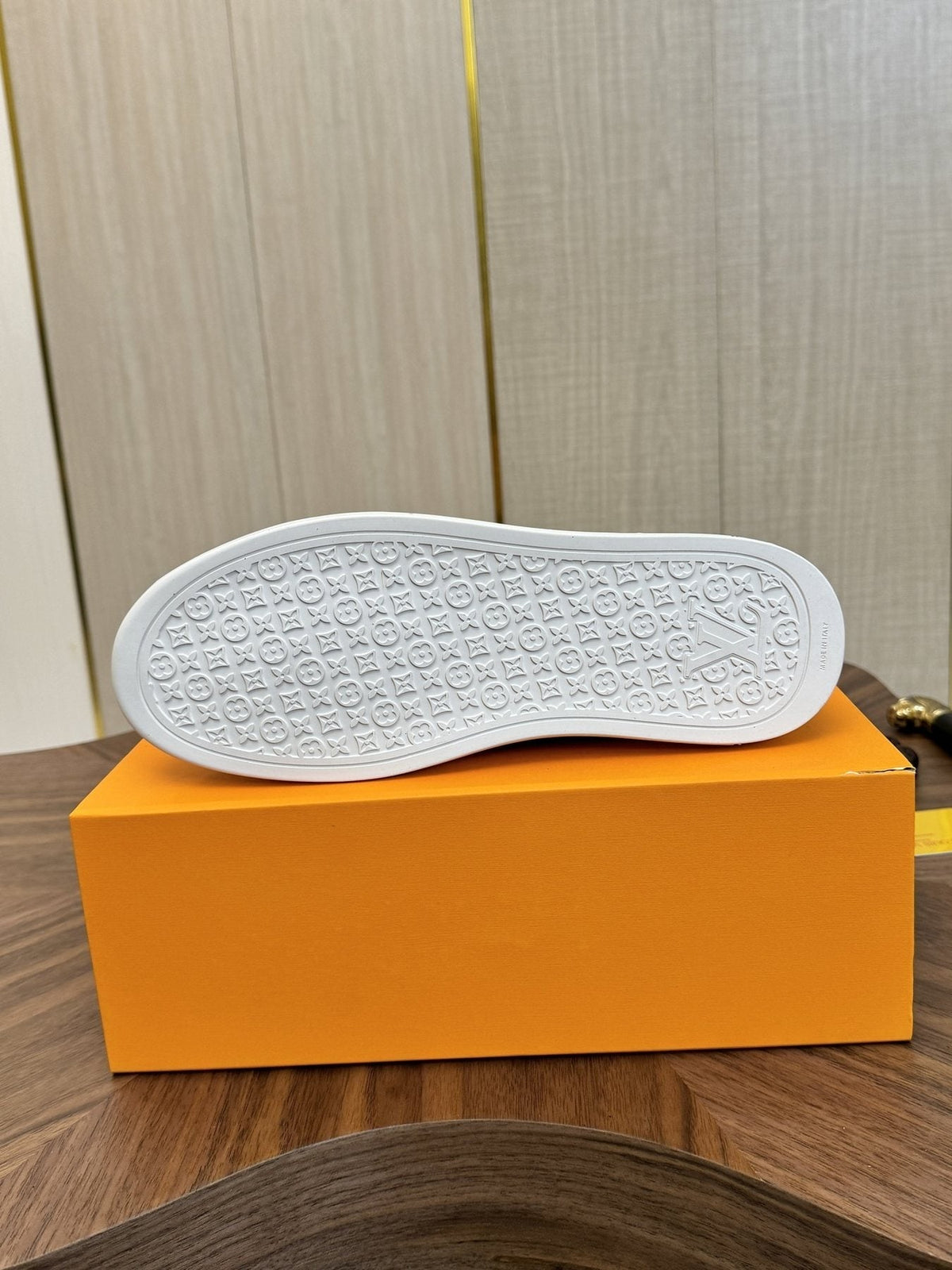 Louis Vuitton LV Logo Slip-On Shoes